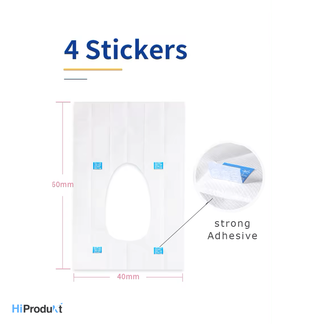 20 Pcs Disposable Toilet Seat Covers