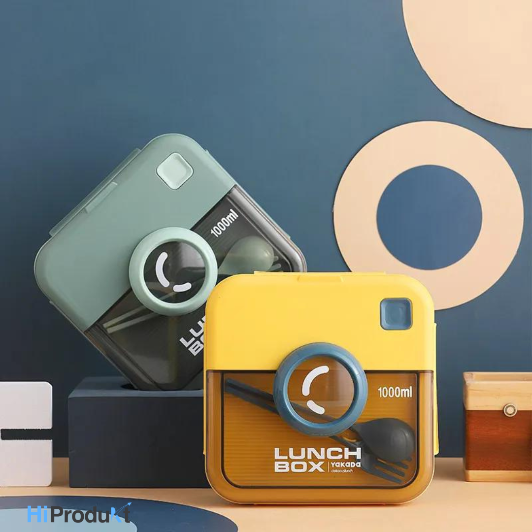 Camera-Square Lunch Box