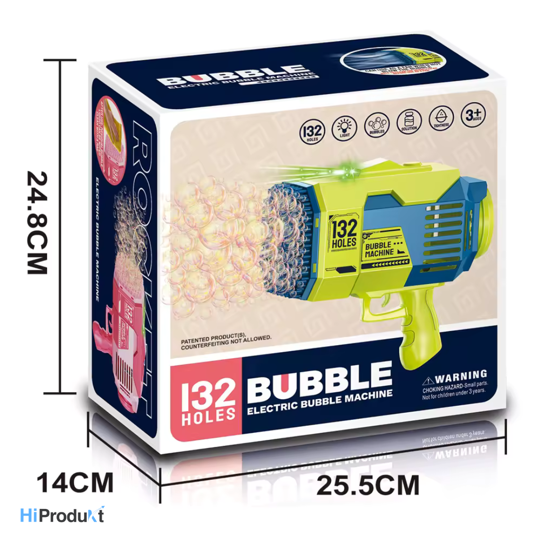 132-Hole Automatic Bubble Gun