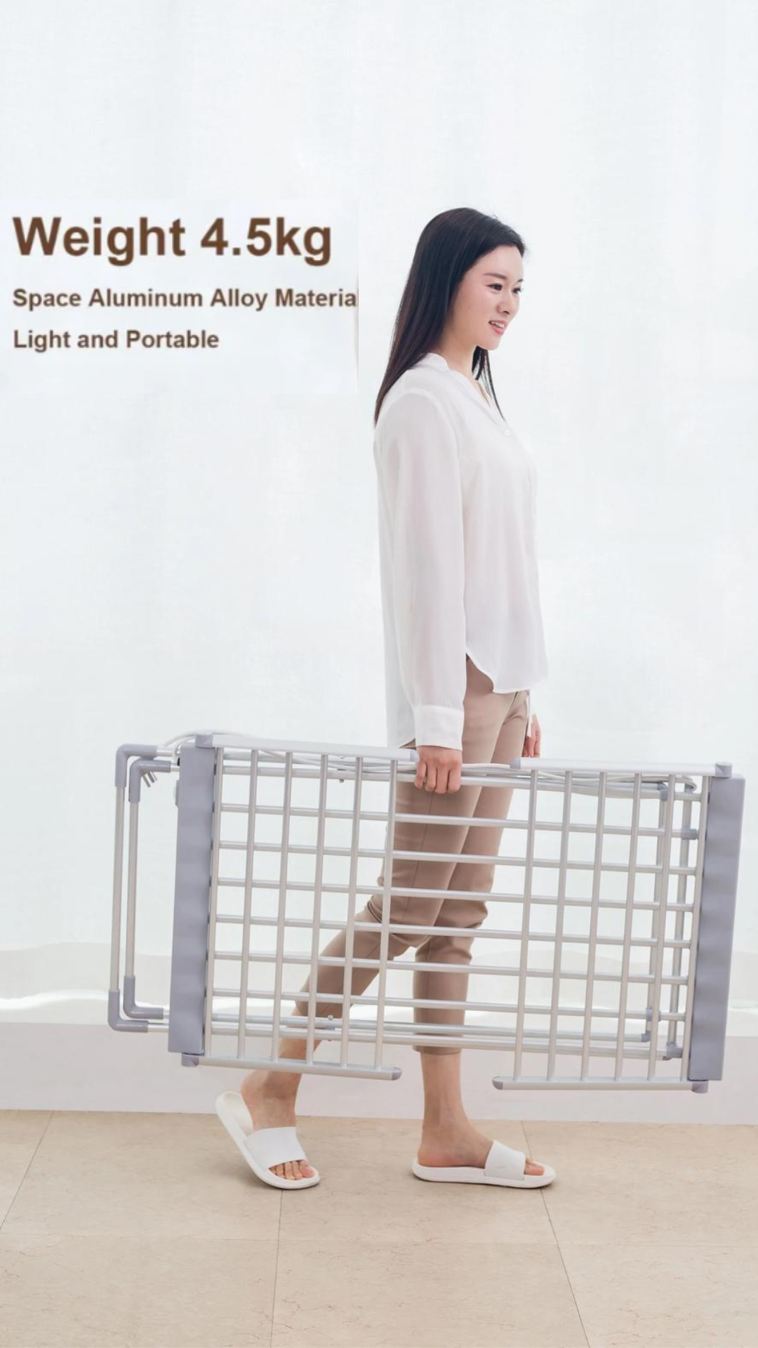 Electric Heated Clothes Drying Rack