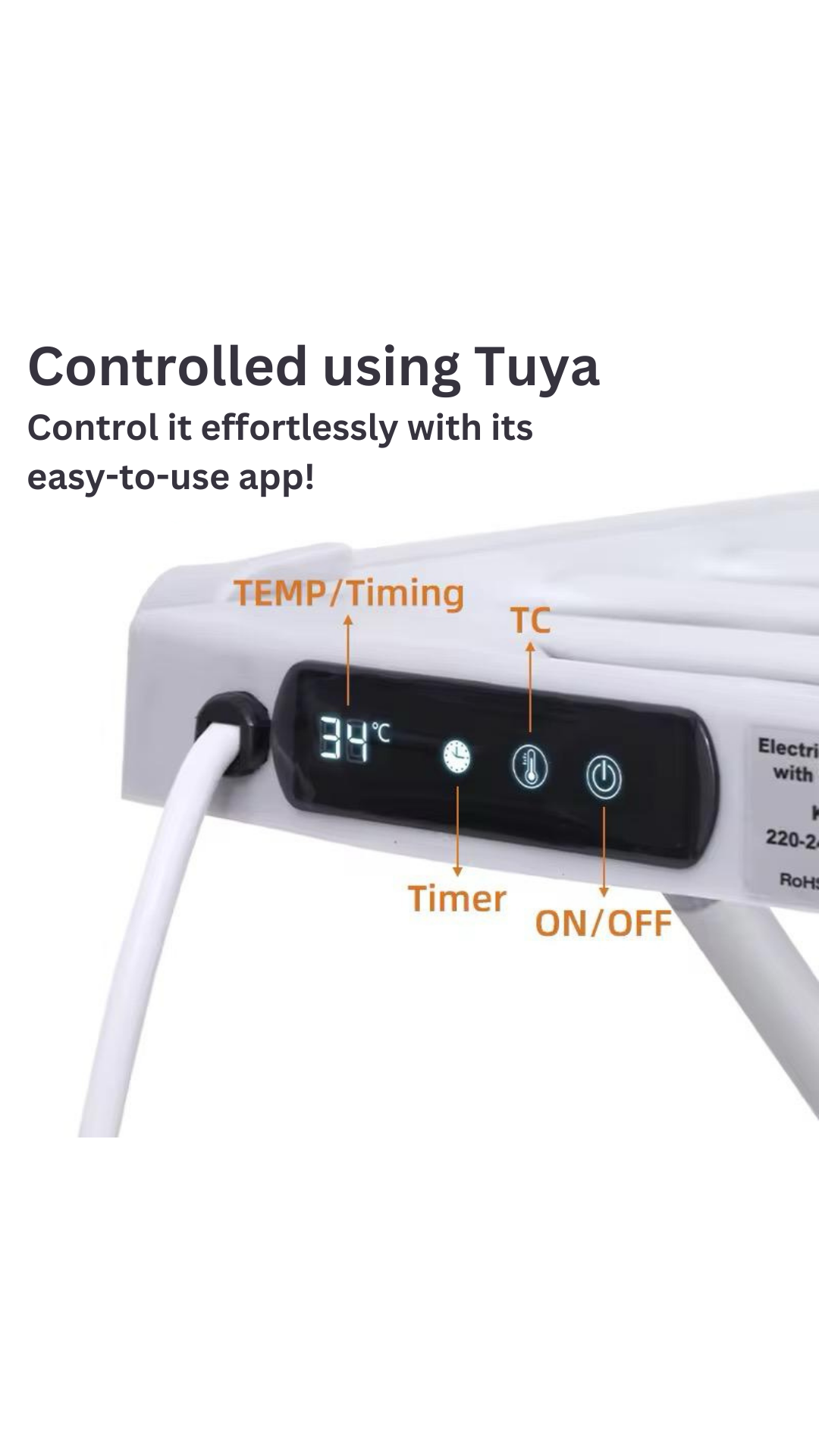 Electric Heated Clothes Drying Rack