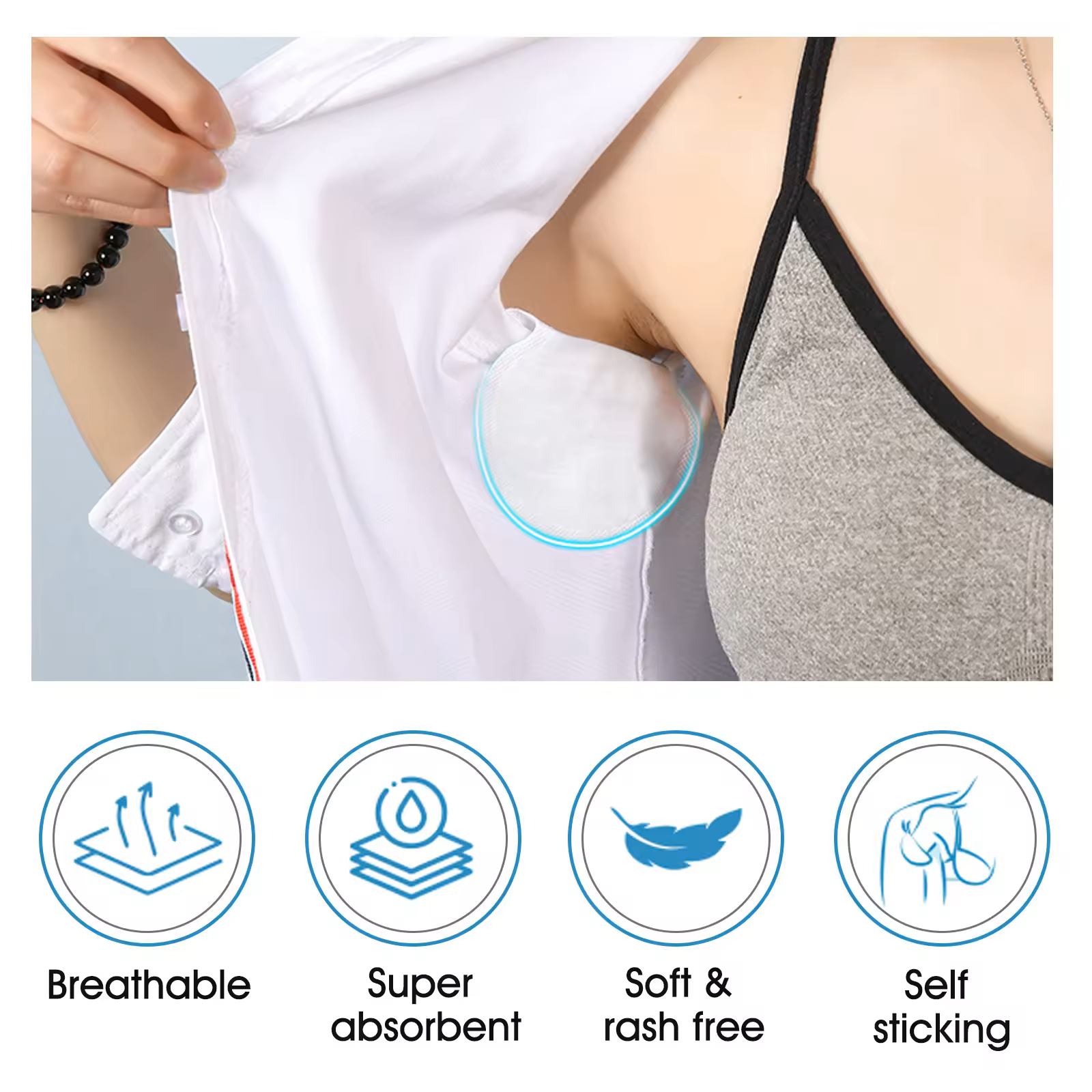 Disposable Sweat Absorbing Pads