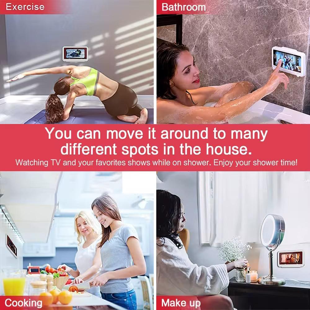 Rotating Shower Phone Holder Waterproof