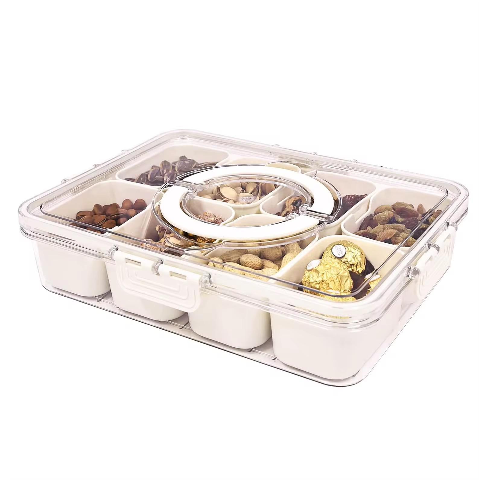 Portable 8 Compartment Divided