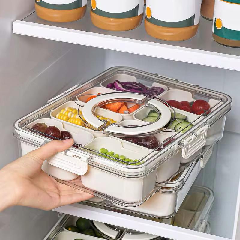 Portable 8 Compartment Divided